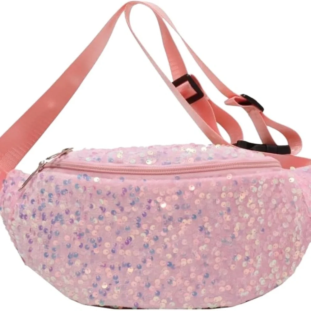 Pink Sequins Side Bag - Picture 2 of 7